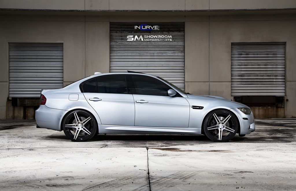 Incurve Wheels IC-S5 Machined Black on BMW M3 E90